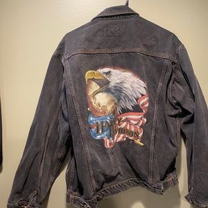 Vintage Harley Davidson denim jacket